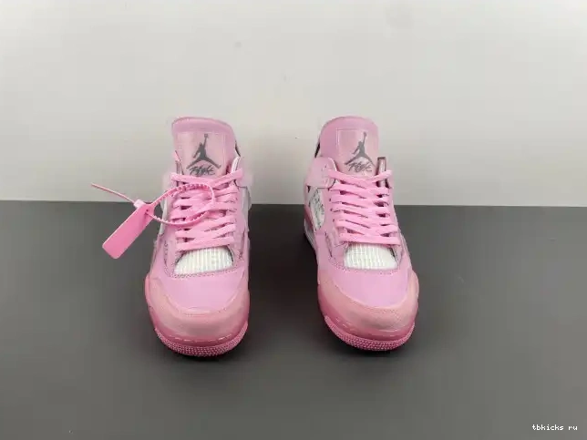 Cheap TB JORDAN OFF-WHITE 4 X PINK 0612